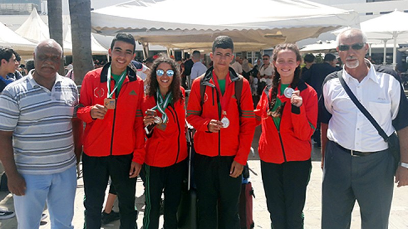 Le Maroc remporte trois médailles au tournoi international de speedball de plage en Tunisie