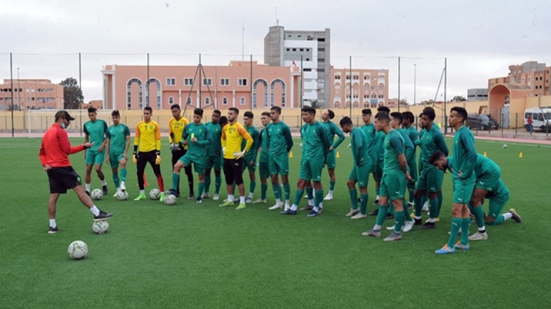 La sélection nationale U20 en stage à Saïdia, du 21 au 31 mars