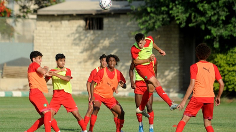 L'équipe nationale U20 en stage de préparation à Maâmora