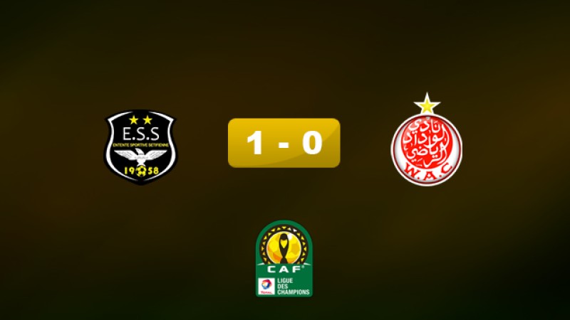 Ligue des champions : Le Wydad de Casablanca s'incline par 1 à 0 face à l’ES Sétif