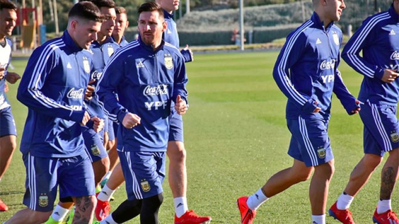 La sélection de l’Argentine en préparation à Madrid pour ses amicaux contre le Venezuela et le Maroc