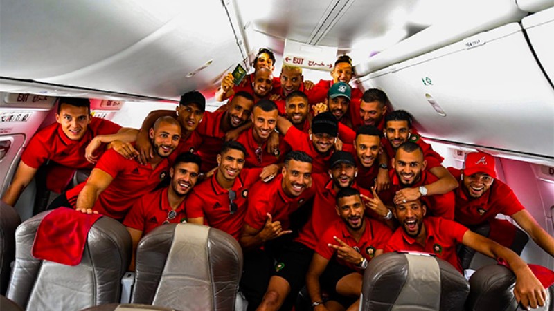 CAN-2019: Arrivée des Lions de l'Atlas en Egypte