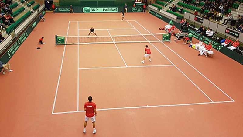 Tennis coupe davis Denmark vs maroc