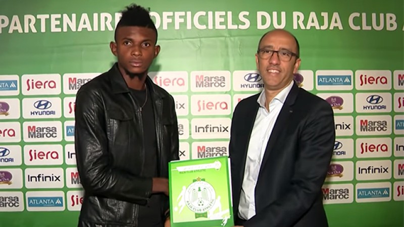 L'international congolais Fabrice Ngoma s'engage avec le Raja de Casablanca pour une durée de 3 ans