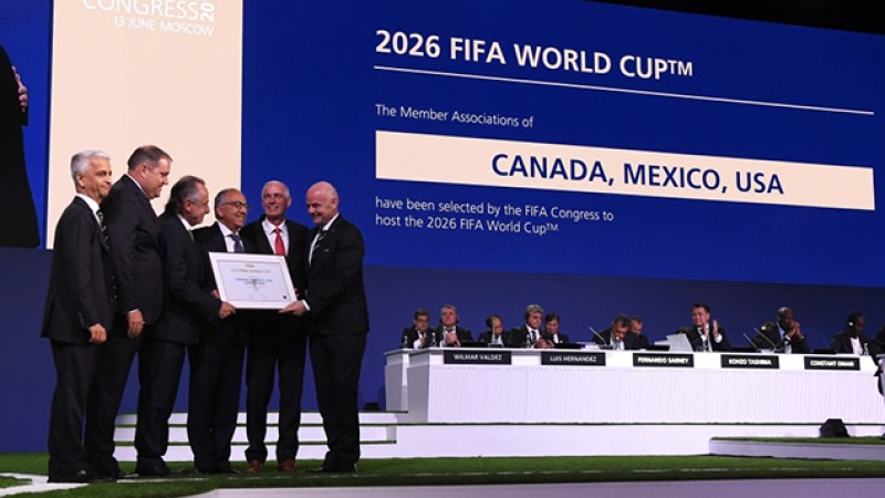 L'organisation de la coupe du monde 2026 de football attribuée au trio USA-Canada-Mexique
