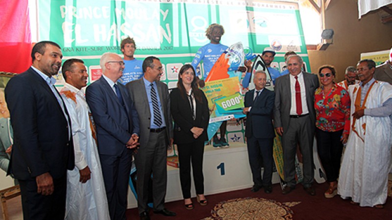 Clôture en apothéose du 8è championnat ”Moulay El Hassan GKA Kitesurf world tour Morocco – Dakhla 2017″