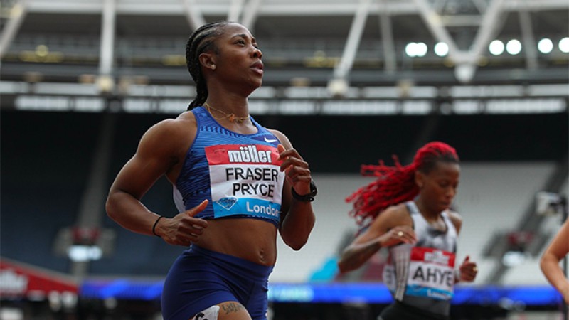 Athlétisme (Ligue de diamant de Londres): La Jamaïcaine Shelly-Ann Fraser-Pryce remporte le 100m dames