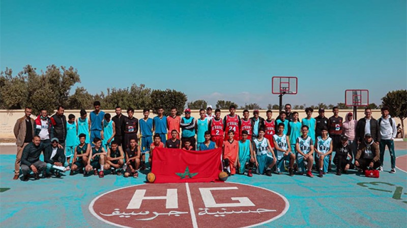 L'équipe Michlifen Ifrane remporte le 1er tournoi national de basketball 3x3