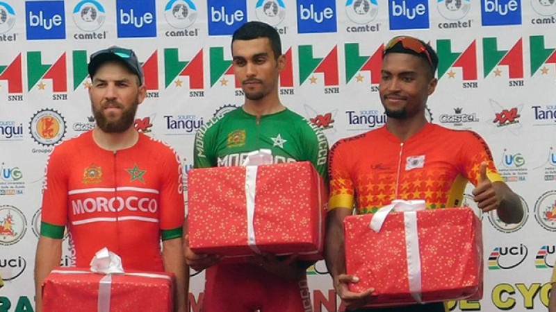 18-ème Tour du Cameroun.. Le Marocain Mounir Makhchoun vainqueur de la 5-ème étape, Adil El Arbaoui 2ème
