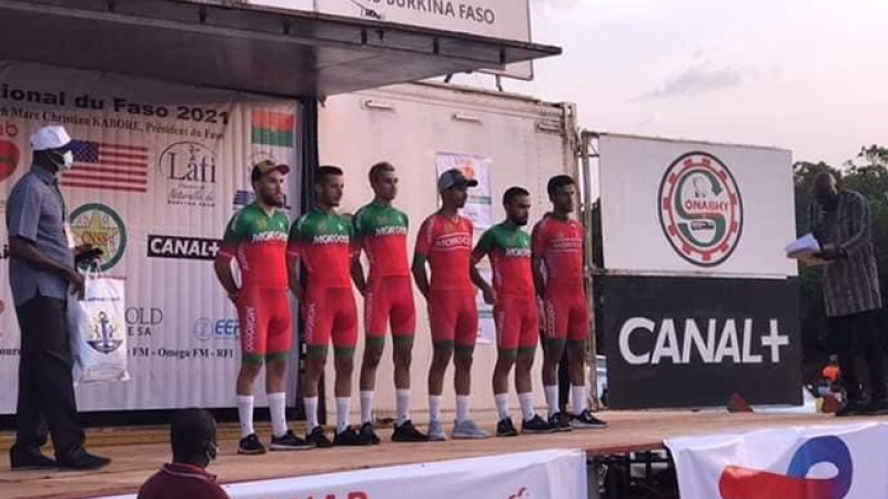 Tour Faso-2021 (7è étape).. La sélection marocaine remporte le contre-la-montre, Kouraji en jaune