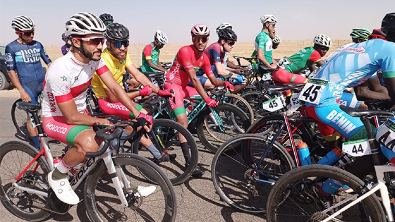 Tour International du Cyclisme de Mauritanie 2022 "1ère étape".. le Maroc domine le podium