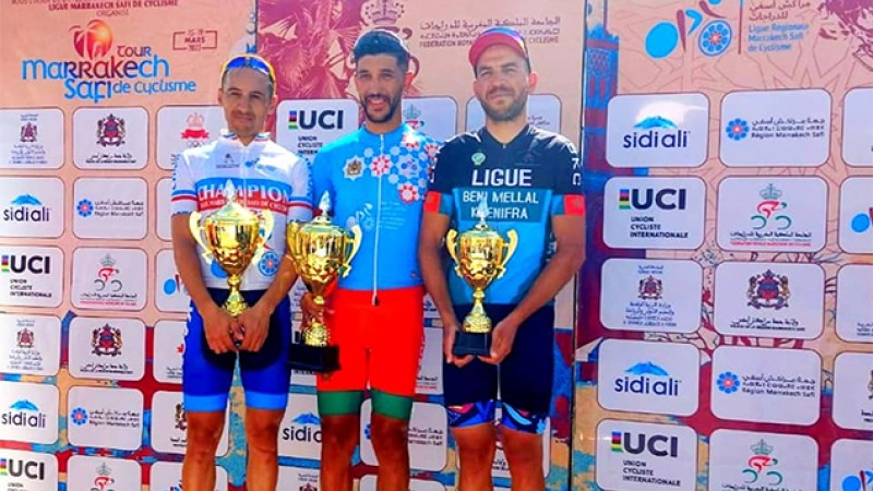 Achraf Doghmi remporte la 2è étape du 1è Tour cycliste de Marrakech-Safi