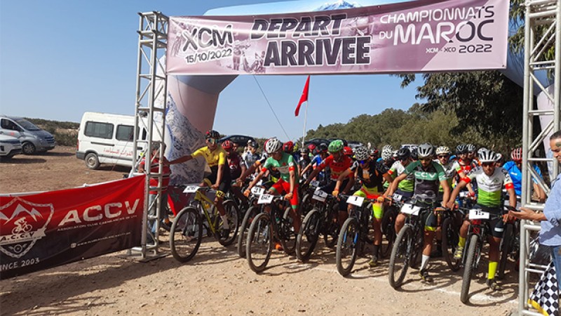 Championnat du Maroc de VTT.. Abdellah Haida et Souad Halim remportent l’épreuve seniors du cross-country marathon
