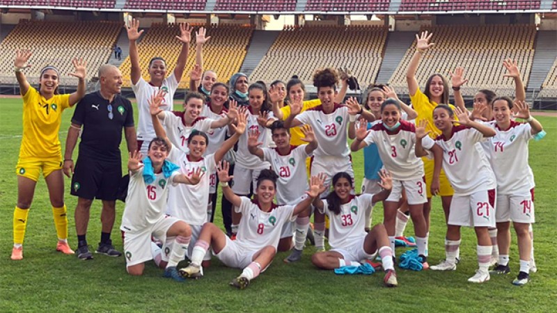 Éliminatoires de la Coupe du monde féminine U20.. L'équipe nationale en stage de préparation à Maâmora