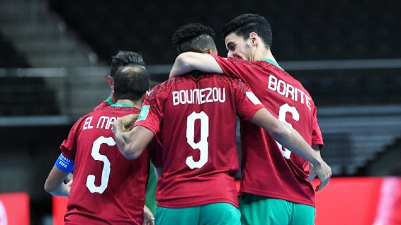 كأس العالم لكرة القدم داخل القاعة-ليتوانيا 2021.. المنتخب الوطني المغربي يتأهل رسميا الى دور الثمن