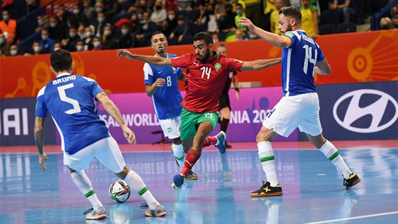 كرة القدم داخل القاعة .. المنتخب الوطني المغربي يلاقي نظيره البرازيل في مباراتين وديتين بالعيون