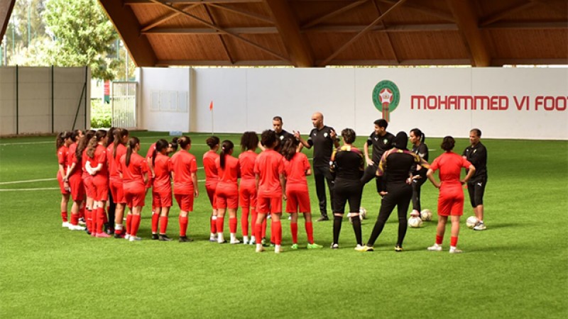 La sélection nationale féminine U17 en stage de préparation à Maâmoura