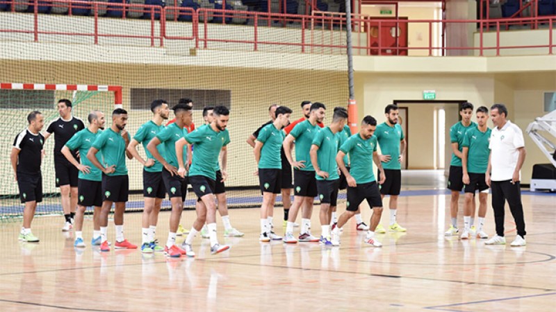Stage de l'équipe nationale de futsal, du 22 au 28 août à Maâmora