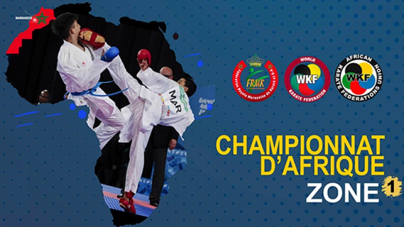 2è Championnat d'Afrique de Karaté (Zone 1) à Marrakech : La sélection marocaine occupe la 2è place avec 43 médailles