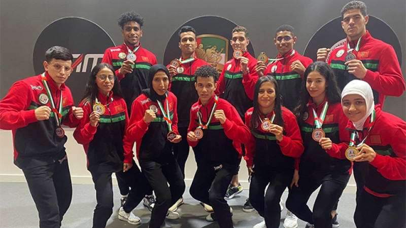 Championnat du monde de muay thaï (Abou Dhabi 2022).. le Maroc remporte 13 médailles, termine à la 3è place mondiale