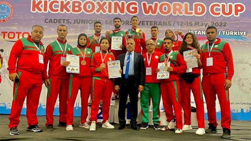 Coupe du monde des sports de Kickboxing.. l’équipe nationale marocaine B remporte 9 médailles, dont une en or