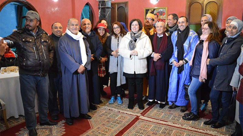Participation des femmes de Sidi Ifni à une manifestation sportive qui valorise les valeurs de l’amitié, de la cohabitation et de la solidarité