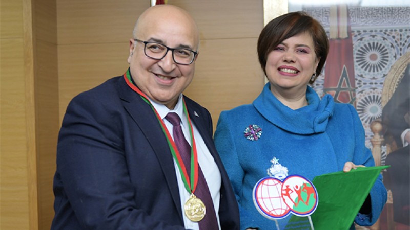 Convention de partenariat dans le domaine du sport entre l’UM5 de Rabat et la FRMSAFH