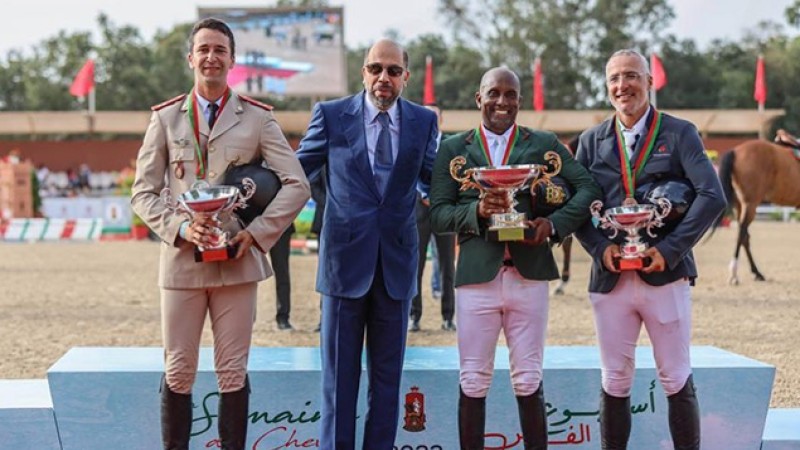 Semaine du cheval 2023 (championnat du Maroc de saut d'obstacles seniors): Abdelkebir Ouaddar remporte le Prix SM le Roi Mohammed VI