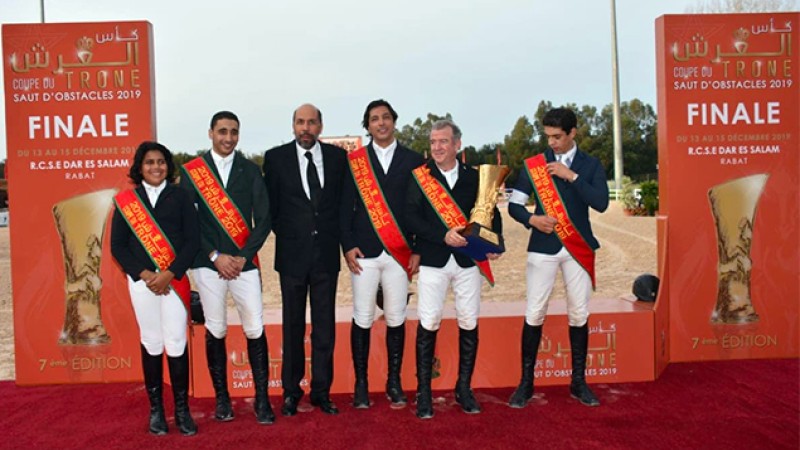 Coupe du Trône des clubs de saut d'obstacles: L’Étrier de Casablanca (B) remporte le titre de la 7è édition