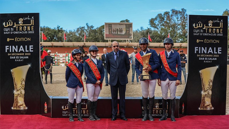 Coupe du trône de saut d'obstacles 2022.. le Club équestre Oued Ykem remporte la 8è édition