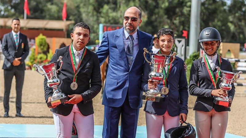 Semaine du cheval 2023 (championnat du Maroc U13 de saut d'obstacles): Ghali Bougja s'adjuge le Prix SAR le Prince Héritier Moulay El Hassan