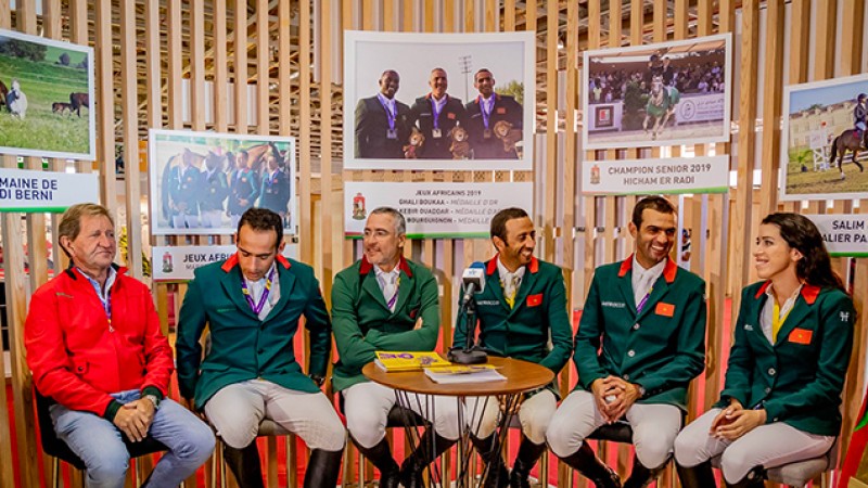 معرض الفرس: الاحتفاء بالعناصر الوطنية المتوجة في دورة الألعاب الإفريقية (الرباط 2019)