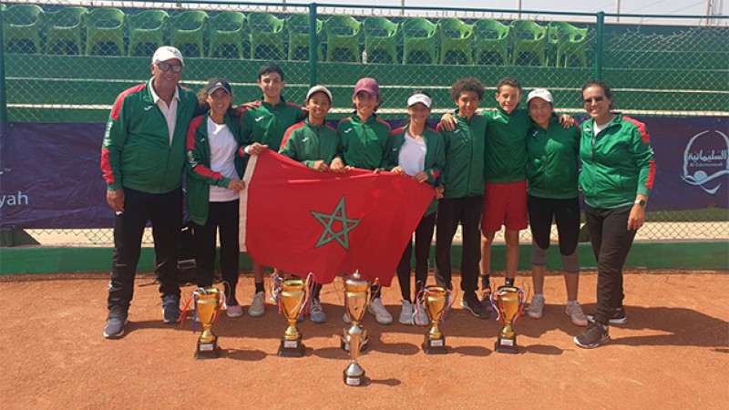 البطولة الافريقية لكرة المضرب..المنتخب المغربي لأقل من 14 سنة يتوج باللقب