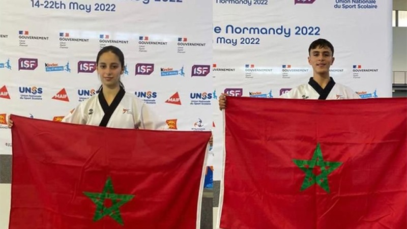 الدورة ال19 للجمنازياد العالمية بفرنسا.. المنتخب المغربي المدرسي للتايكوندو يحرز ميداليتين برونزيتين