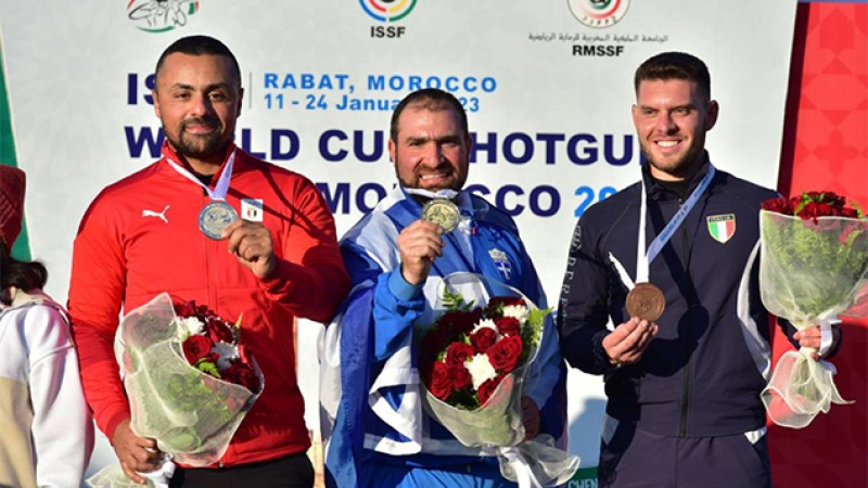كأس العالم للرماية الرياضية (صنف السكيت).. اليوناني نيكولاوس مافروماتيس و الأمريكية كيمبرلي رود يفوزان بالميدالية الذهبية