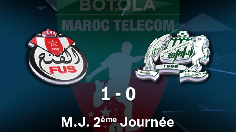 Botola M.T. (mise à jour, 2è journée): Le FUS Rabat s’impose face au Difaâ El Jadida (1-0)