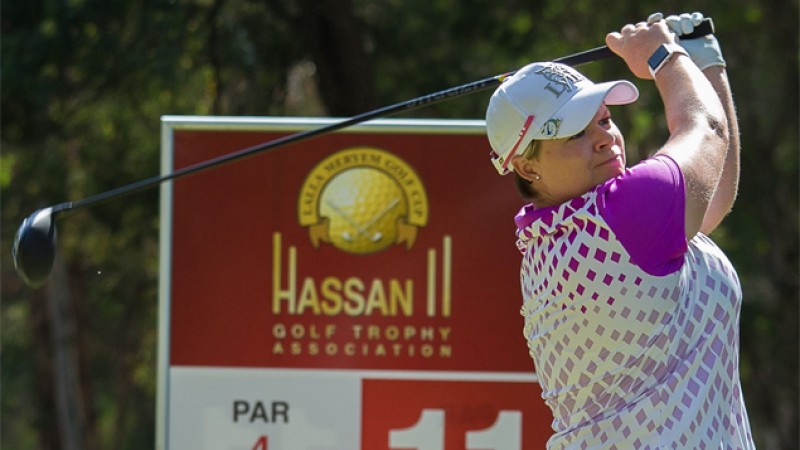 Coupe Lalla Meryem de golf (2eme tour): La Galloise Hall en tête du classement