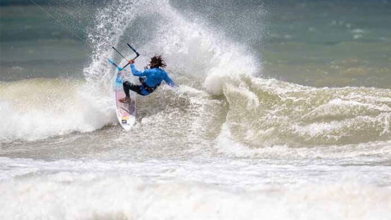 Moulay El Hassan GKA Kitesurf world tour Morocco-Dakhla 2018 (1ère journée): L'Italien Airton Cozzolino en tête du classement