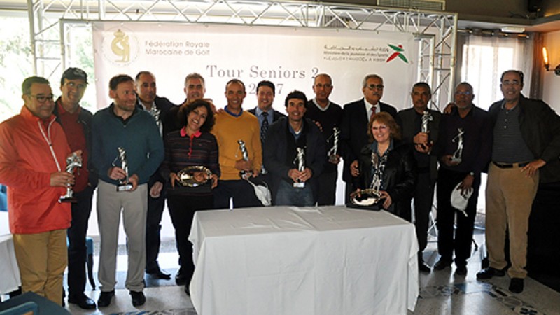 Séniors Tour de golf: Mazari Adela et El Bachraoui Zoubir remportent la 2e étape