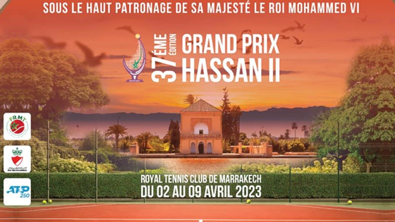 Marrakech.. Début des compétitions de la 37è édition du Grand Prix Hassan II de tennis