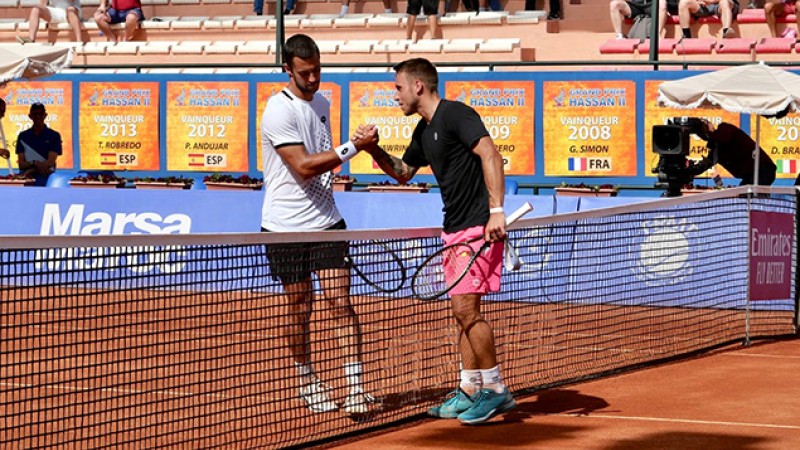 Grand Prix Hassan II de Tennis.. David Goffin et Alex Molcan en finale