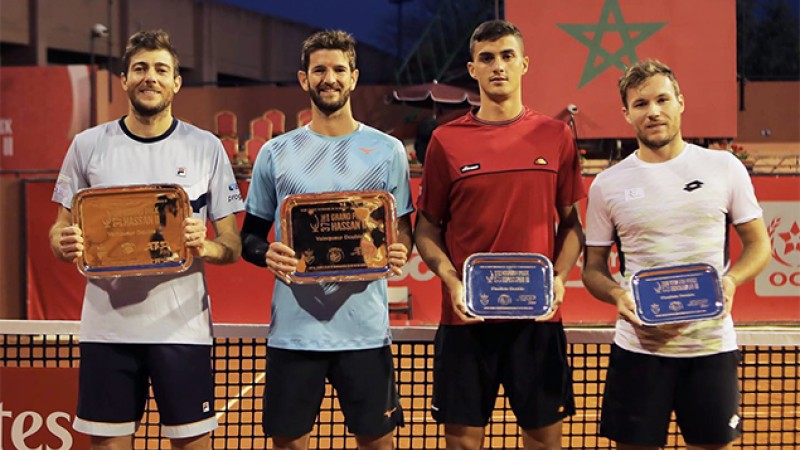 37è édition du Grand Prix Hassan II.. Le Brésilien Demoliner et l’Italien Vavassori remportent le titre en double