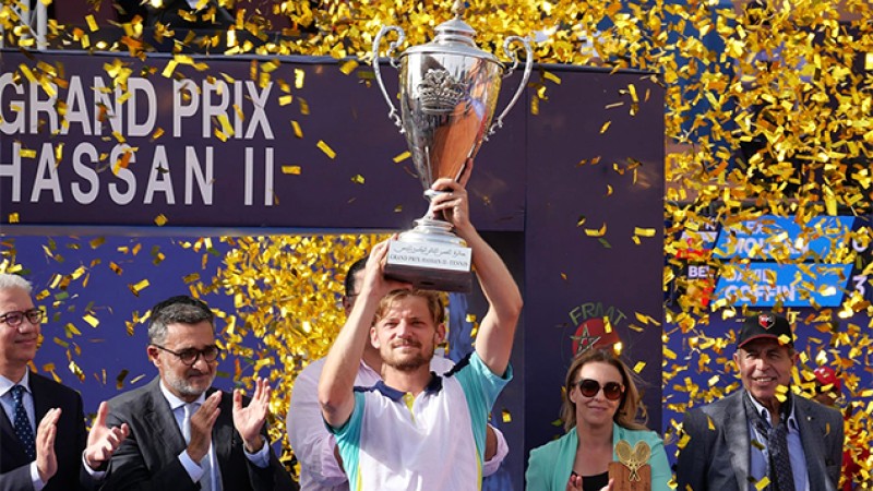 David Goffin remporte la 36è édition du Grand Prix Hassan II de Tennis