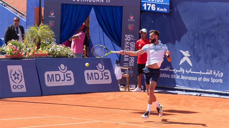 35è édition du Grand Prix Hassan II de tennis : Le trio français Gilles Simon, Benoit Paire et Jo-Wilfried Tsonga et l'Espagnol Pablo Andujar en demi-finales