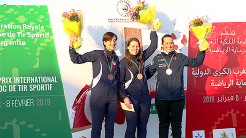 جائزة المغرب الدولية الكبرى للرماية الرياضية (صنف التراب): تتويج الإسباني فيرنانديز مينوز والإيطالية ستانكو سيلفانا
