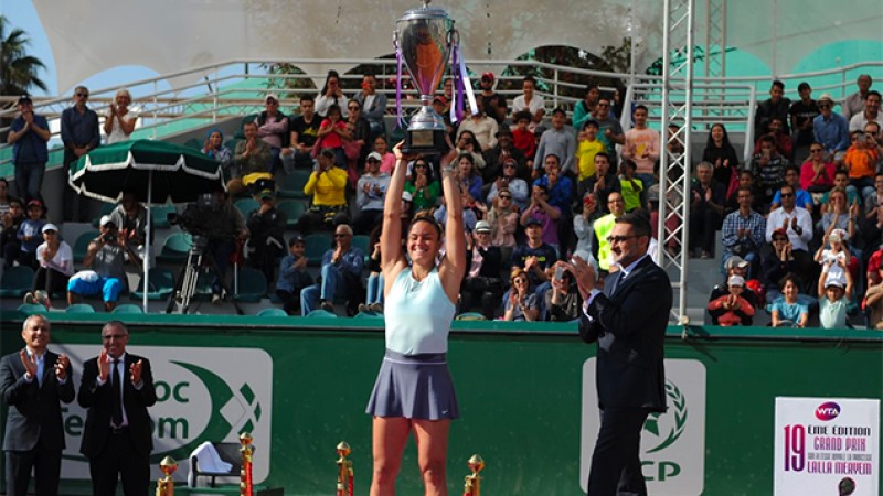 WTA: Sákkari renverse Konta et s'offre le 19è GP SAR la Princesse Lalla Meryem
