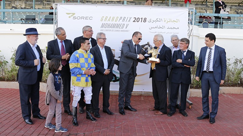 Abderrahim Faddoul remporte le Grand Prix Mohammed V des courses hippiques