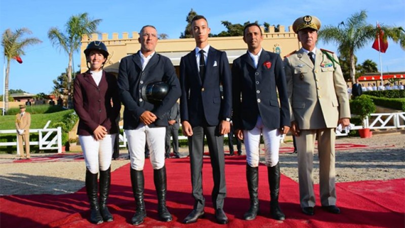 الفارس الغالي بوقاع يفوز بالجائزة الكبرى لصاحب الجلالة الملك محمد السادس للقفز على الحواجز