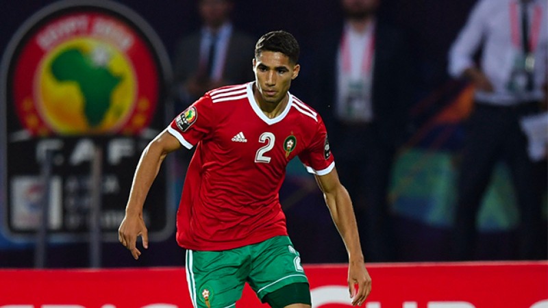 L'international marocain Achraf Hakimi parmi la "best squad" du 1er tour de la CAN2019