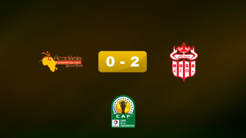 Coupe de la CAF (16è de finale- Aller-): Le HUSA s'impose face au club Génération Foot (2-0)